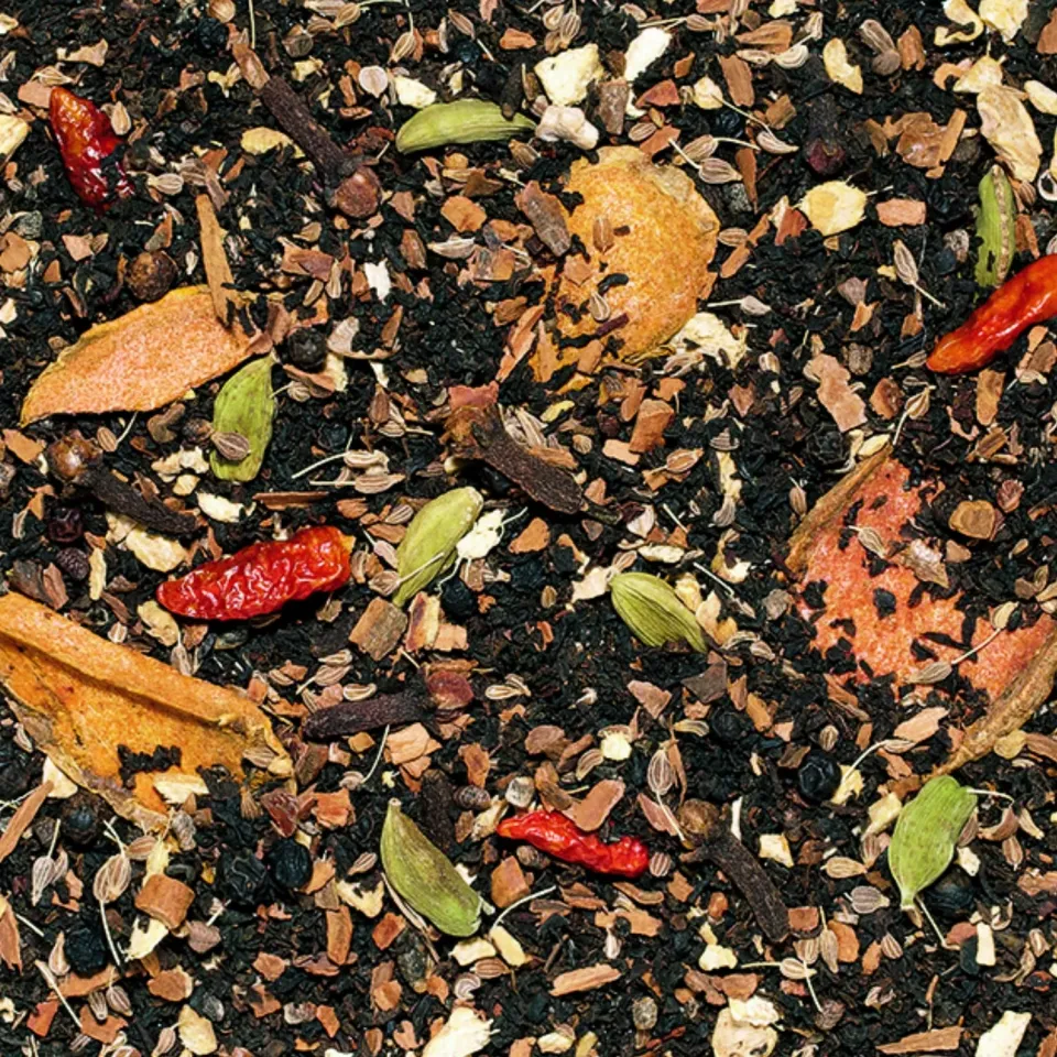 Villa servies Turmeric Chai zwarte thee 100 gram pittig