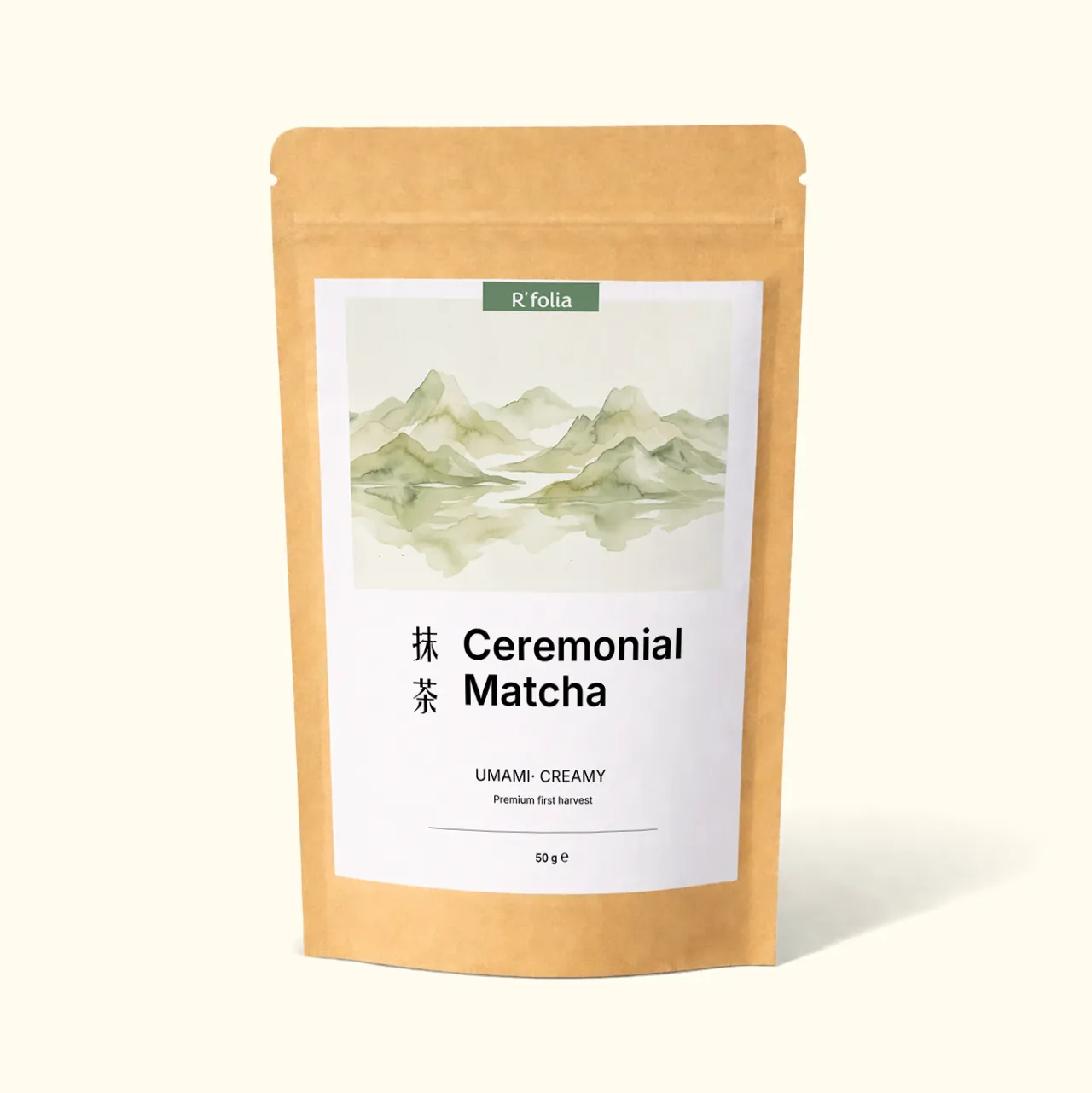 R'folia Matcha Ceremonieel losse thee 50g umami