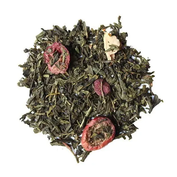 Tea Leafs Bos Beautea groene thee cranberry roos