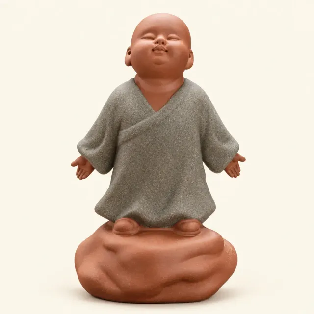 Ming tea Little Monk Jing tea pet klei Gong Fu Cha