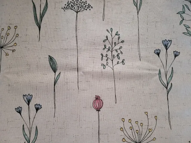 Tafelloper bloemen 50x140 cm katoen polyester