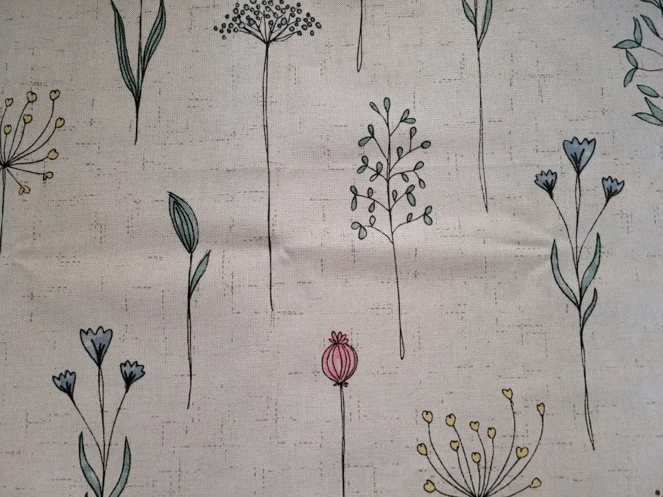Tafelloper bloemen 50x140 cm katoen polyester