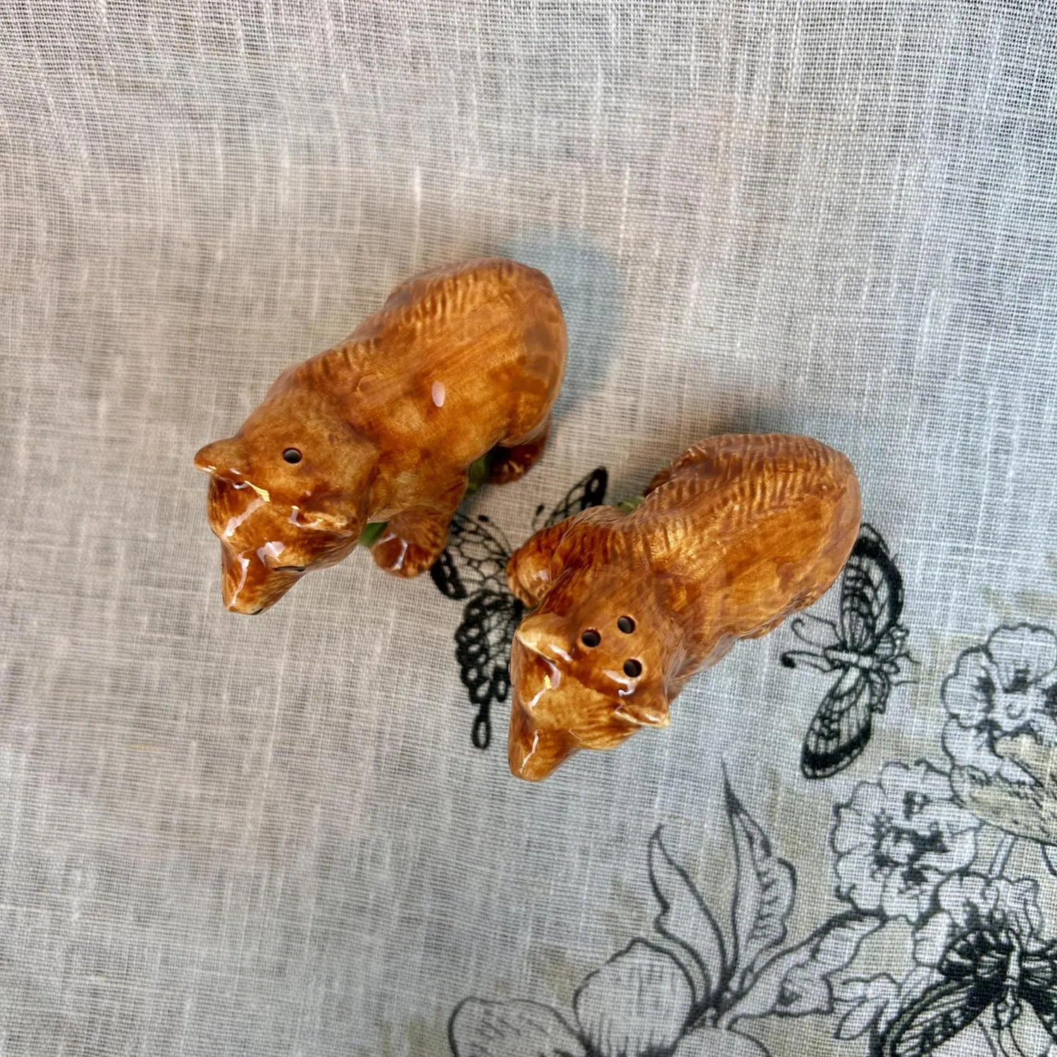 Piccobella Beertjes peper en zout stel keramiek