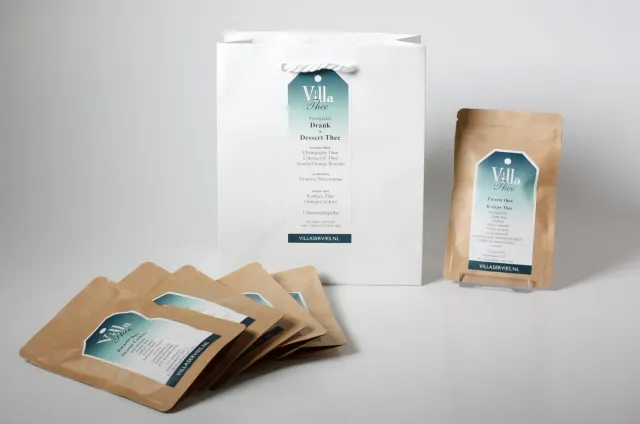 Villa servies Drank Dessert proefpakket losse thee 6 soorten