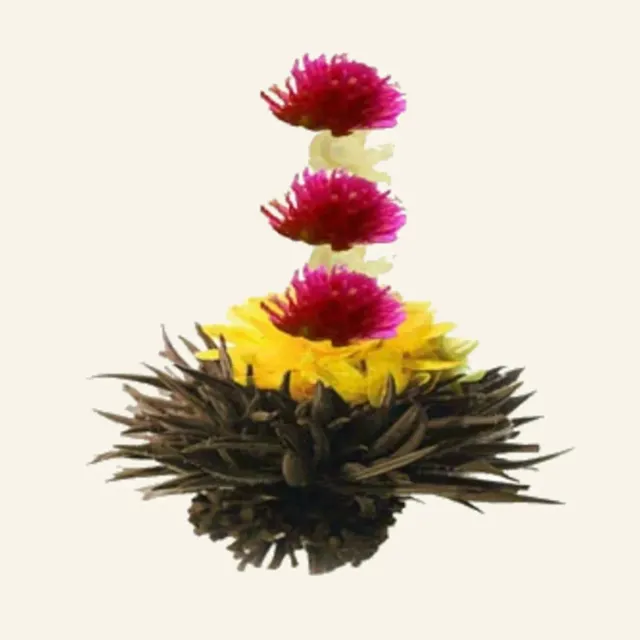 Ming tea Rising Sun theebloemen groene thee 8 stuks