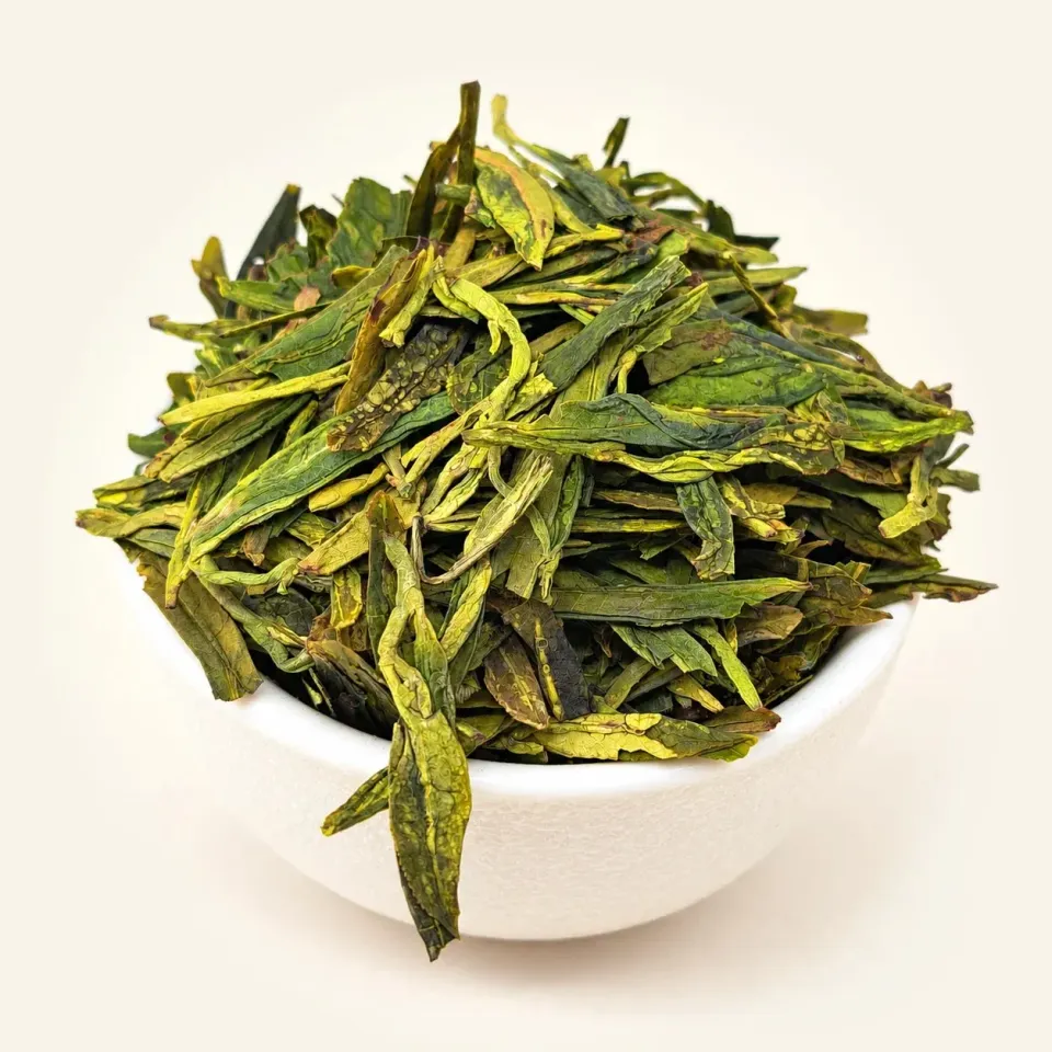 Ming tea Lung Ching New Flush 2026 losse thee 50g kastanje