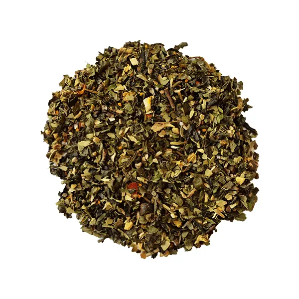 Tea Leafs Spicy Green Chai groene thee chili munt pittig