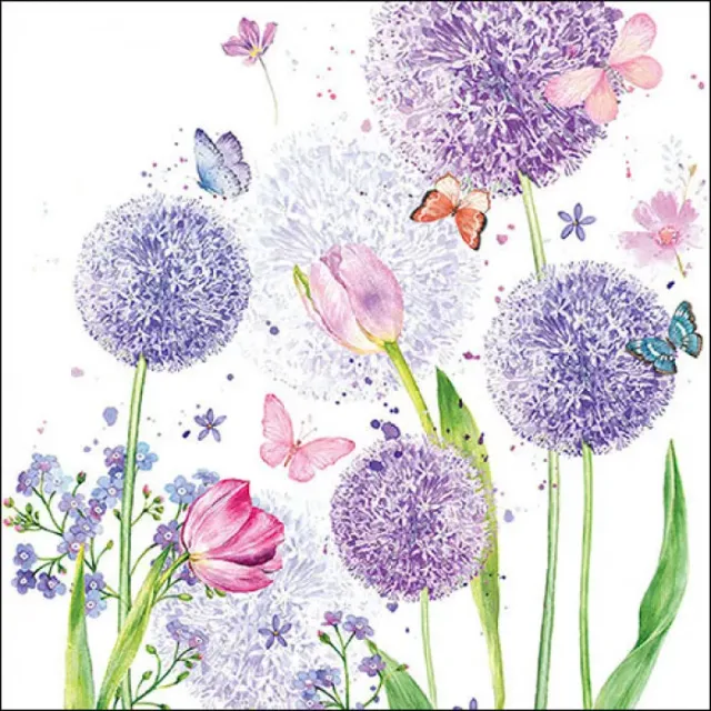 Ambiente Flower Beauty servetten 33 cm 20 stuks bloemen