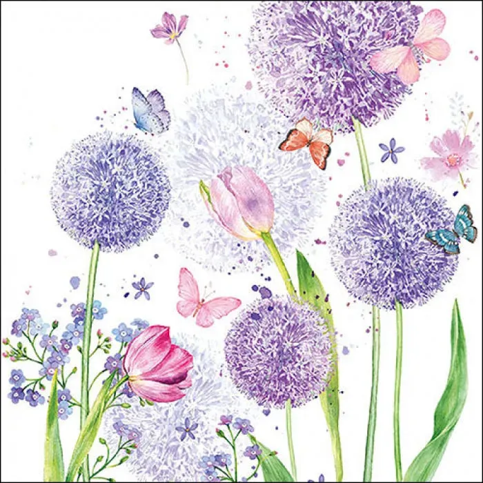 Ambiente Flower Beauty servetten 33 cm 20 stuks bloemen