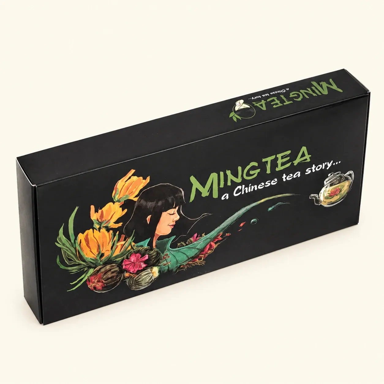 Ming Tea Theebloemen Luxe Cadeaubox Theepot 350 ml 6 Stuks