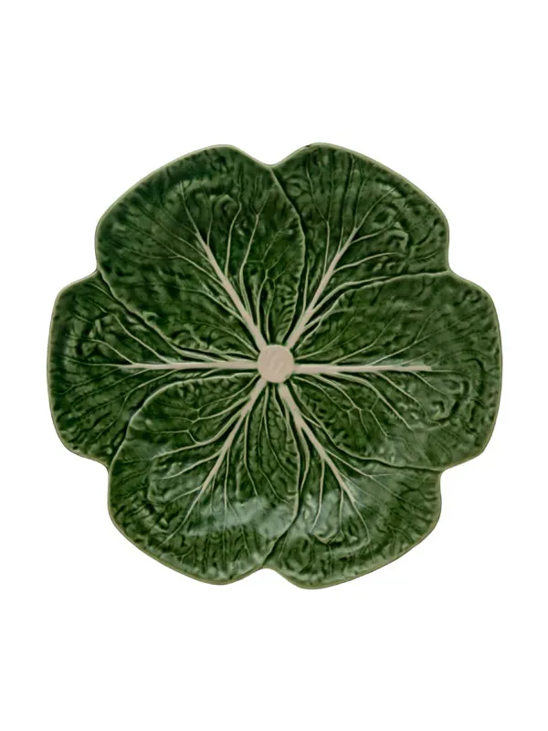 Bordallo Pinheiro Natural Couve Dinerbord Groen Ø 26,5 cm