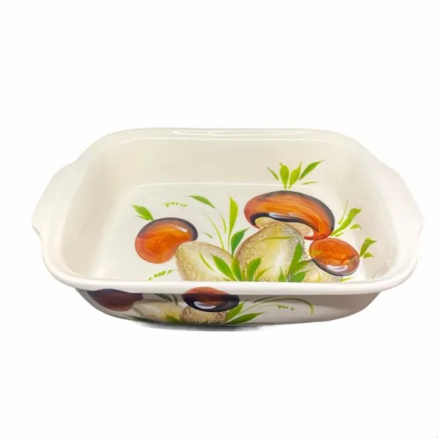 Piccobella Paddenstoel ovenschaal keramiek 30 cm bruin