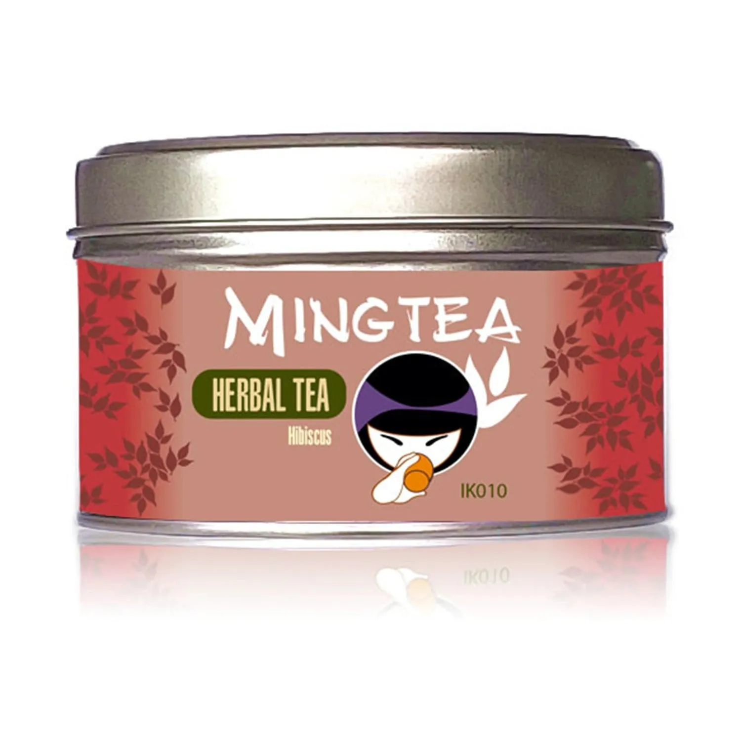 Ming tea Hibiscus kruidenthee los 50 gram fruitig cafeïnevrij