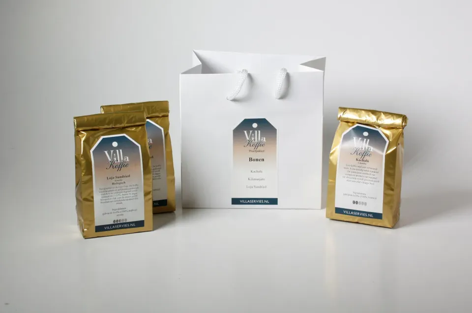 Villa Servies Koffie Proefpakket bonen 3 x 100 gram Kachalu