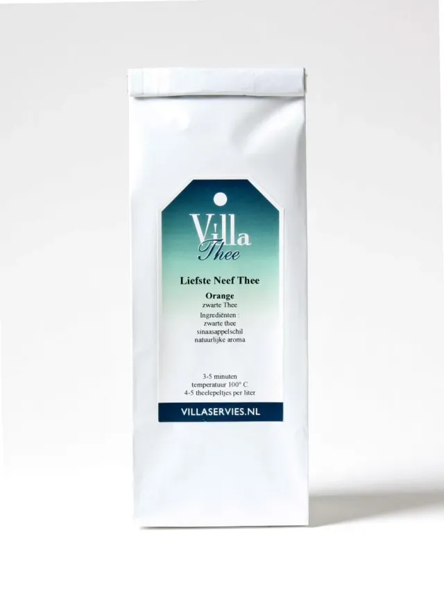 Villa servies Liefste Neef zwarte thee sinaasappel 100 gram