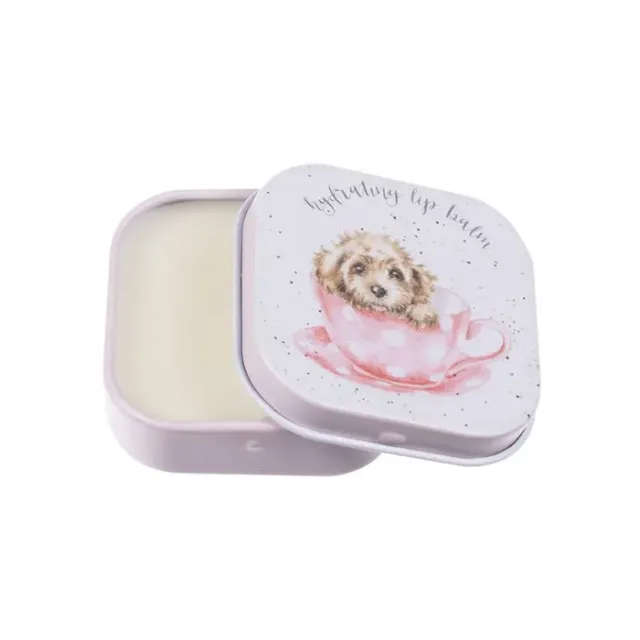 Wrendale Designs Teacup Pup lippenbalsem honing-vanille blikje