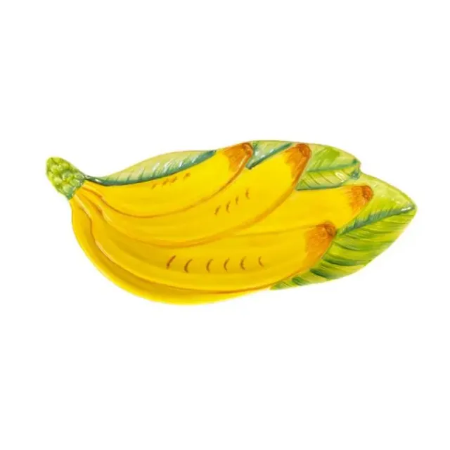 Piccobella Banaan schaaltje 28 cm keramiek lepellegger
