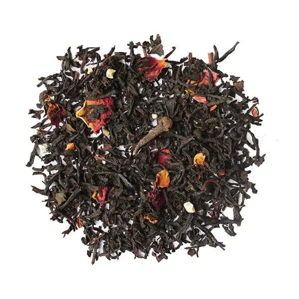 Tea Leafs Christmas zwarte kerstthee sinaasappel amandel