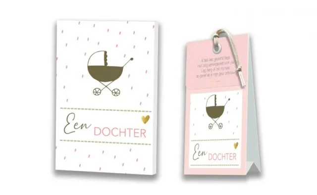 Villa servies Kaart met Geurtasje Een dochter kaart