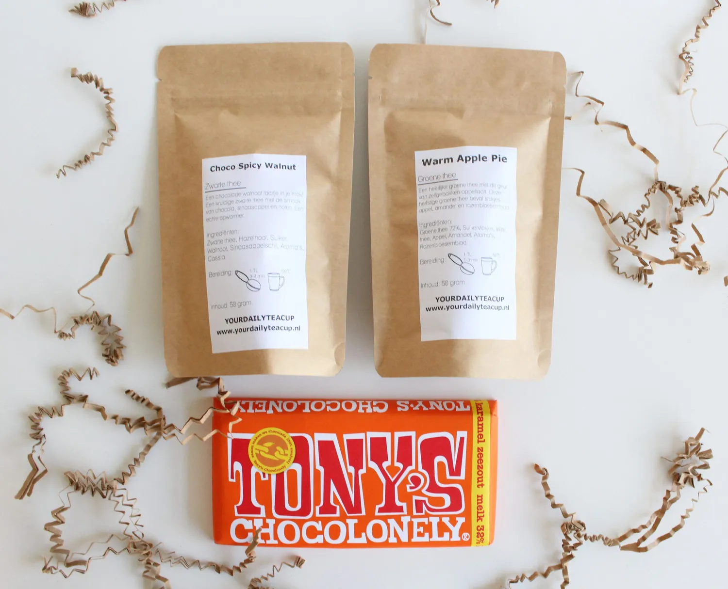 Tea Leafs Tea Giftbox cadeauset 2 thee Tony's 10 euro