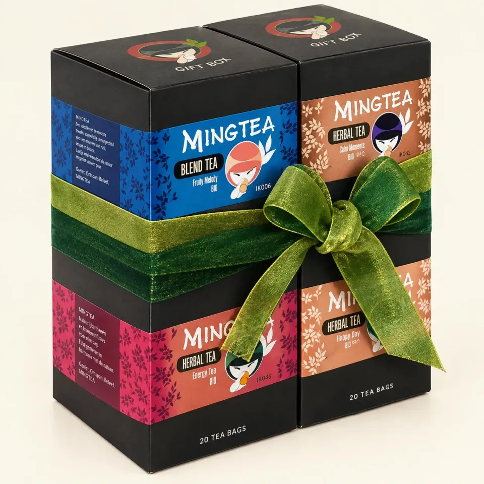 Ming tea Selection N°2 kruidenthee cadeauset 80 zakjes bio