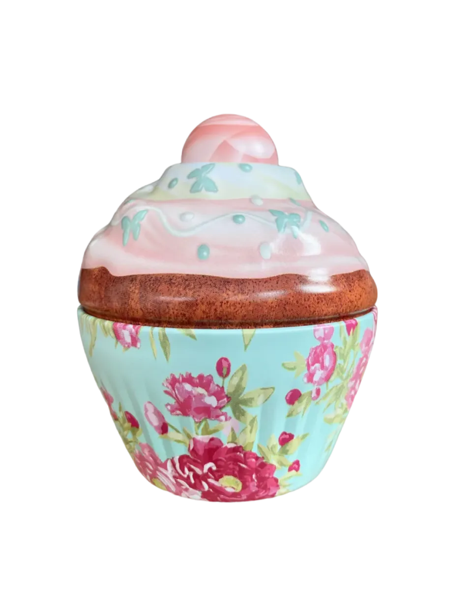 Villa servies Cupcake Flower Blikje metaal 7,5 cm