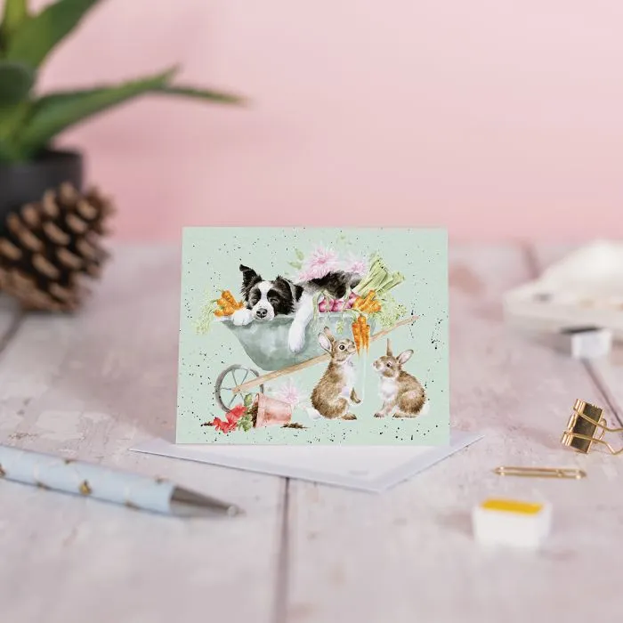 Wrendale Designs Sleeping on the Job kaartje 9x7,2 cm