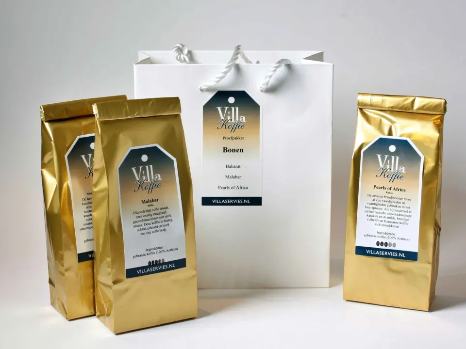 Villa servies Proefpakket koffiebonen 3x100 gram kruidig