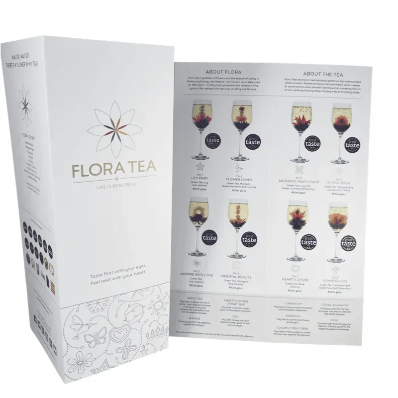 Flora Tea Menu Kaarten menukaarten 10 stuks