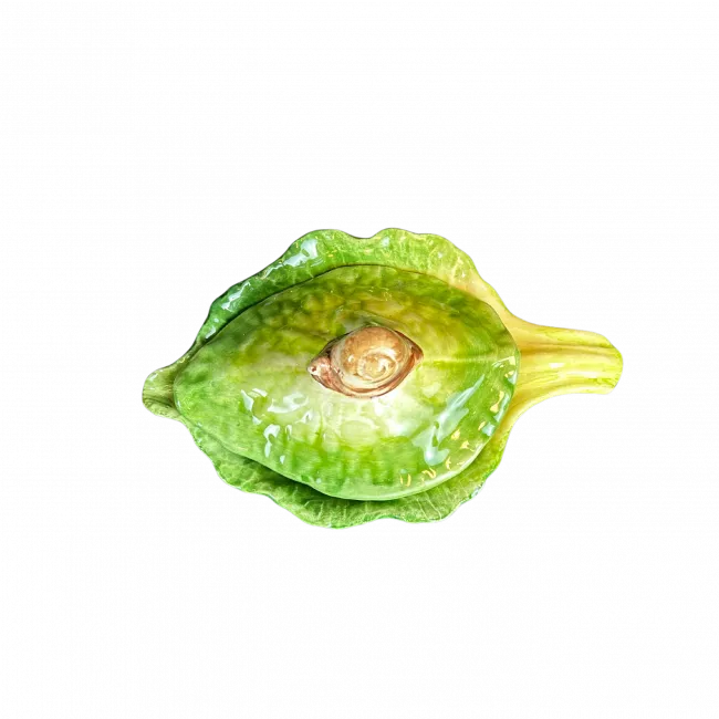 Piccobella Slakje schaal met deksel keramiek 19 cm