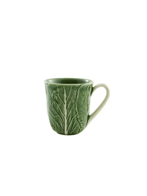 Bordallo Pinheiro Natural Couve beker koolblad 400 ml groen