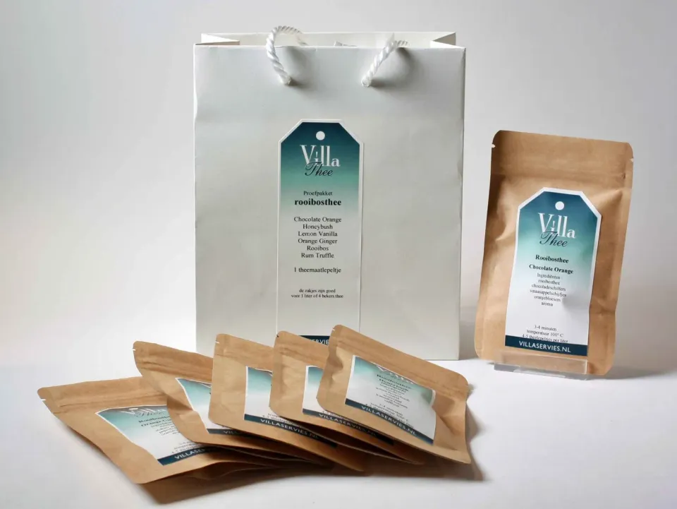Villa Servies Rooibos proefpakket losse thee 6 smaken