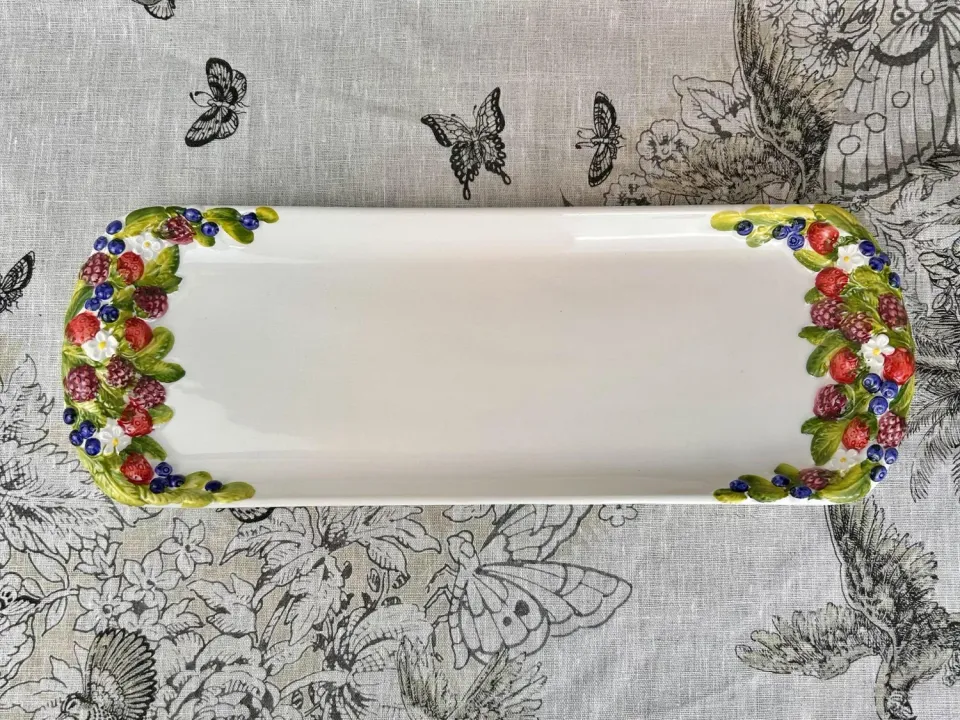 Piccobella Fruit schaal keramiek 41 x 15 cm