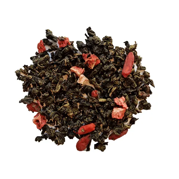Tea Leafs Juicy Spring oolong thee aardbei mango