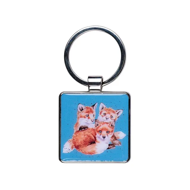 Wrendale Designs Snug as a Cub sleutelhanger metaal