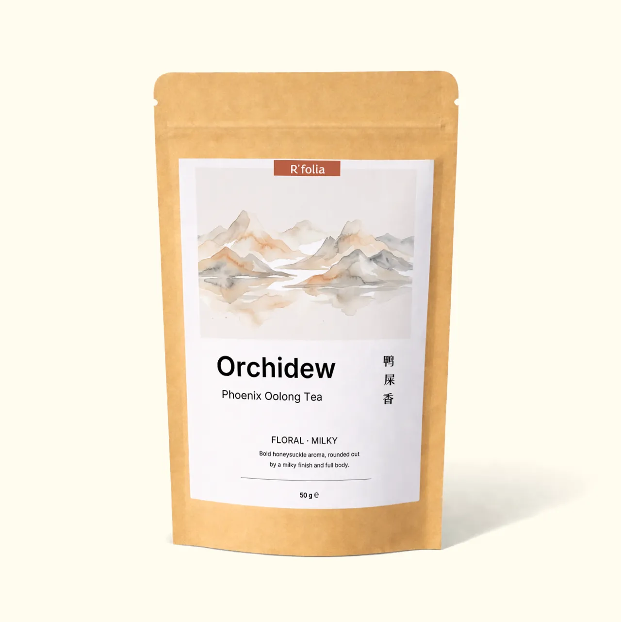 R'folia Orchidew oolong thee losse blad bloemig