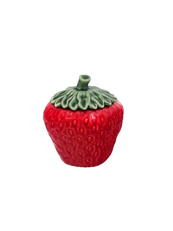 Bordallo Pinheiro Morangos terrine klein rood 450ml aardbei