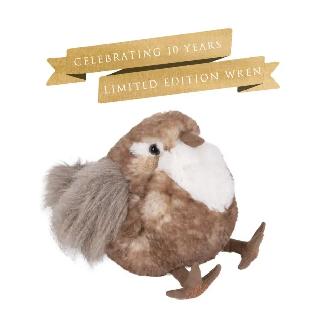 Wrendale Designs Rosemary pluche winterkoninkje 18 cm limited