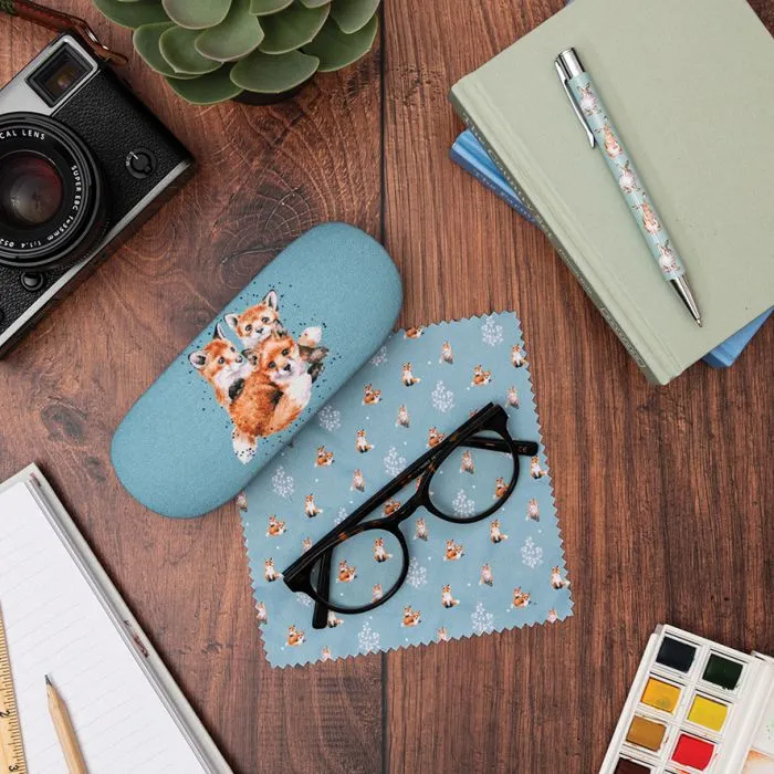 Wrendale Designs Snug as a Cub brillenkoker vos