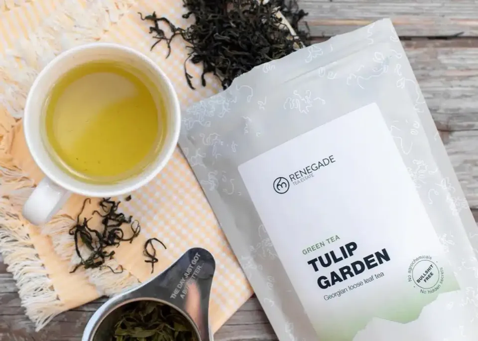 Renegades Tulip Garden groene thee 50 gram bloemig