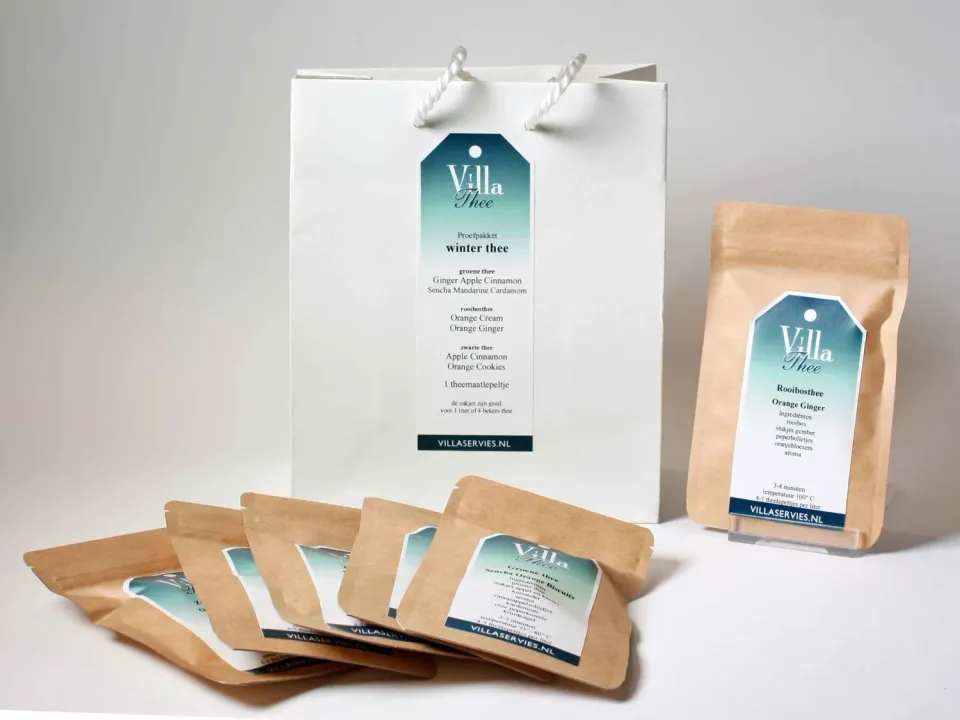Villa servies Winterthee proefpakket losse thee 6 soorten