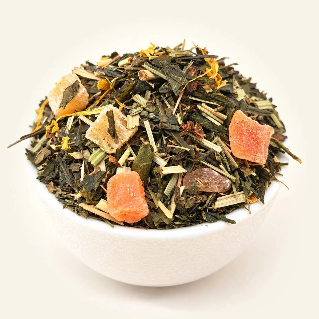 Ming tea Citroen Perzik groene thee 20 zakjes fruitig