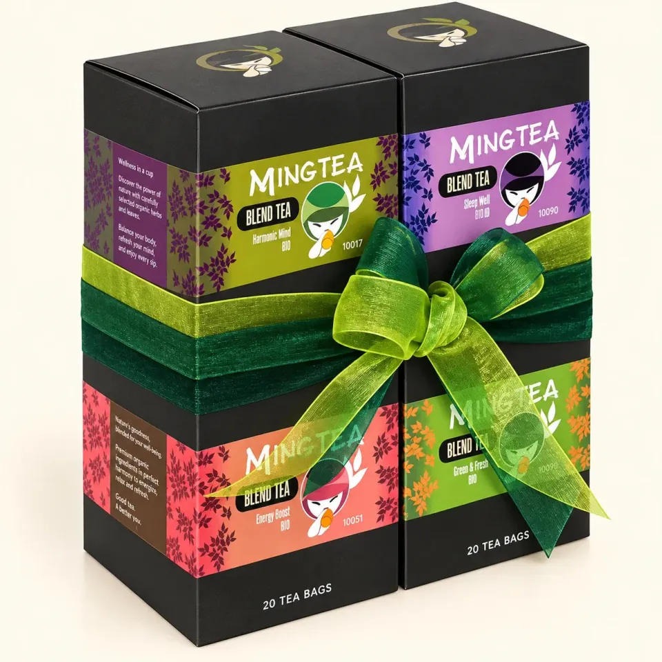 Ming Tea Selection N°1 theegeschenkset 80 zakjes 4 smaken