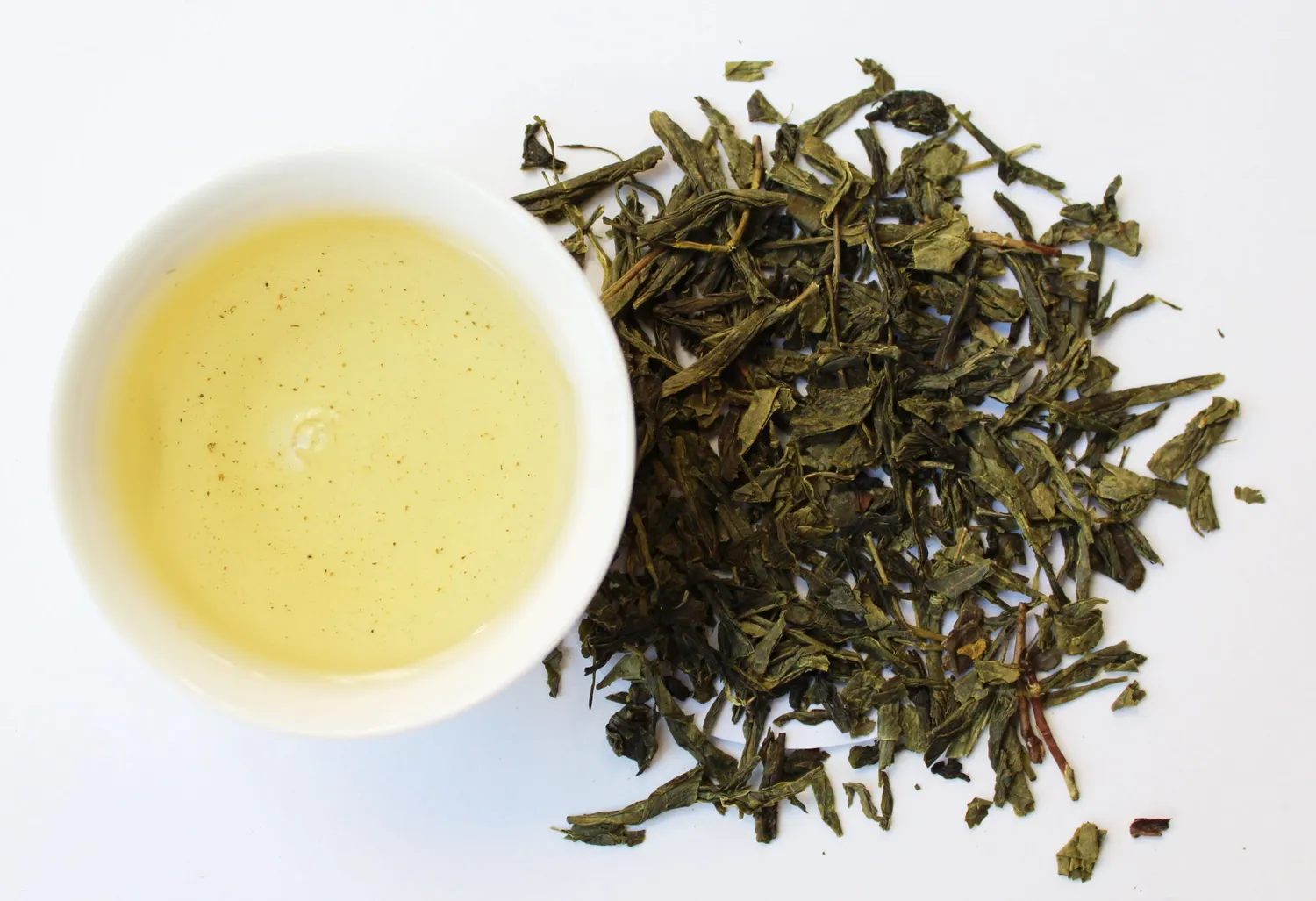 Tea Leafs Sencha groene thee los blad mild goudgroen