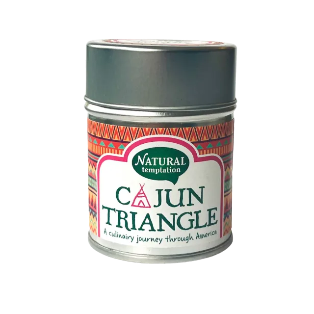 Natural Temptation Cajun Triangle thee pittige blend 60 gram
