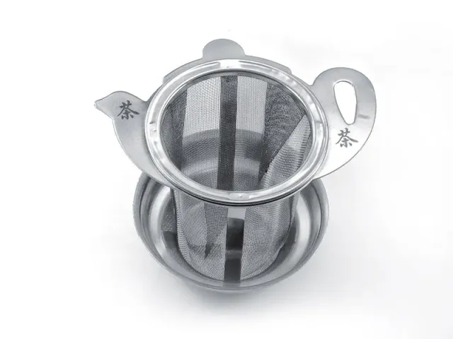 Villa servies Teapot Theezeef RVS 5 cm met lekbakje