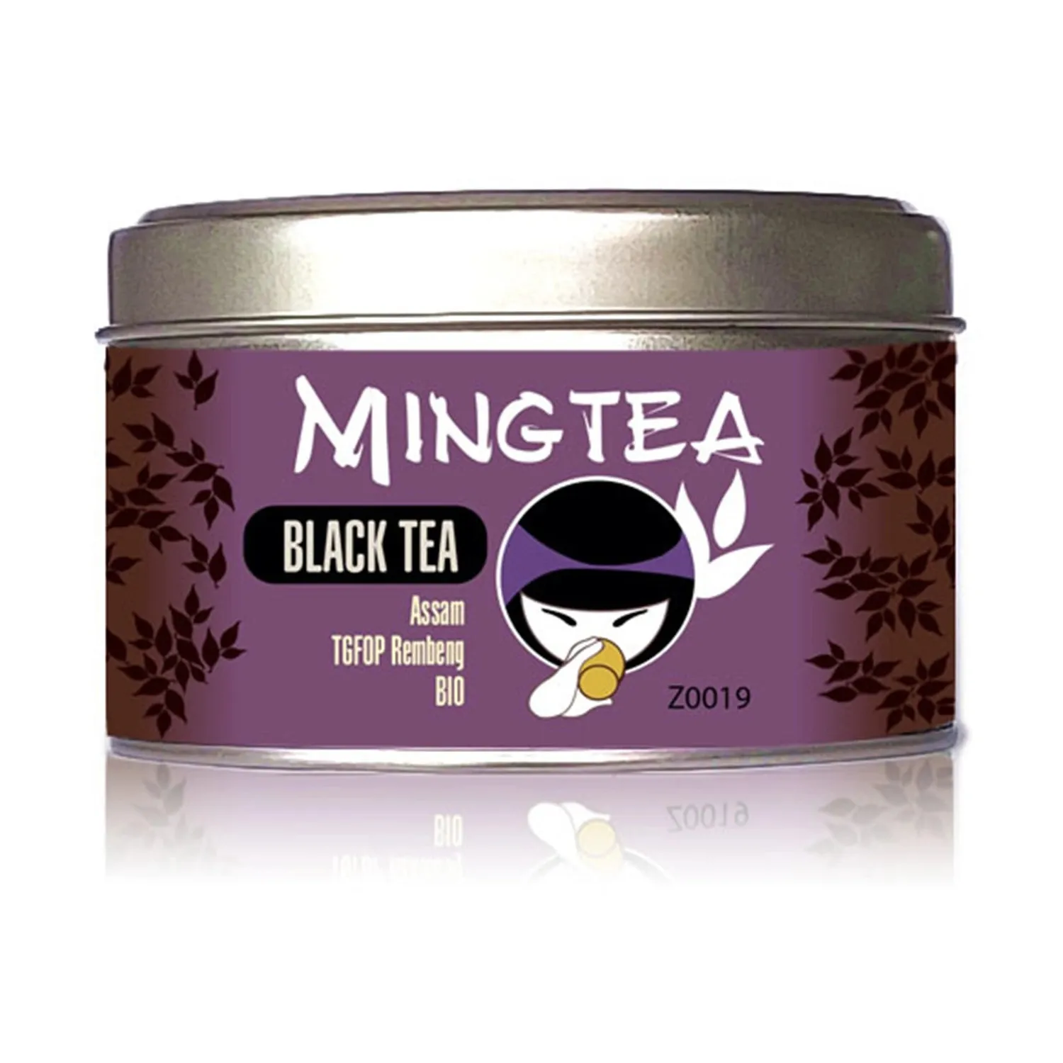 Ming tea Assam TGFOP Rembeng BIO zwarte thee 50 g moutig