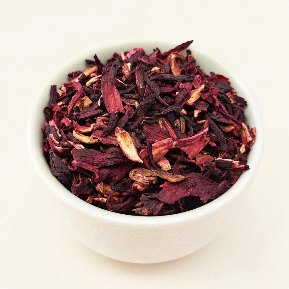 Ming tea Hibiscus kruidenthee los 50 gram fruitig cafeïnevrij