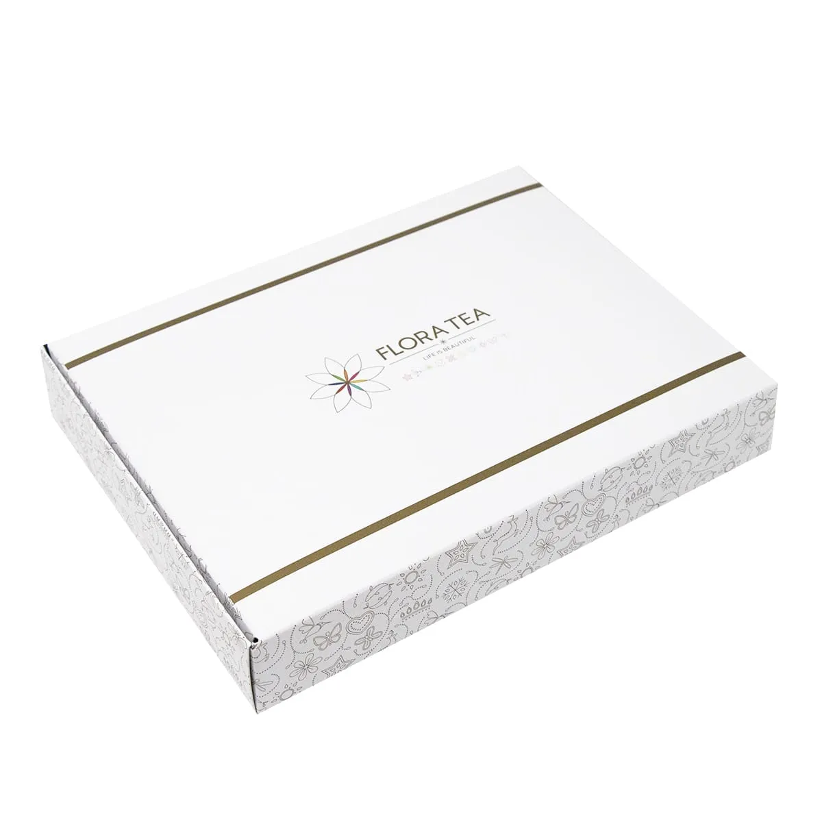 Flora tea Presentation giftbox theebloemen 10 stuks assortiment