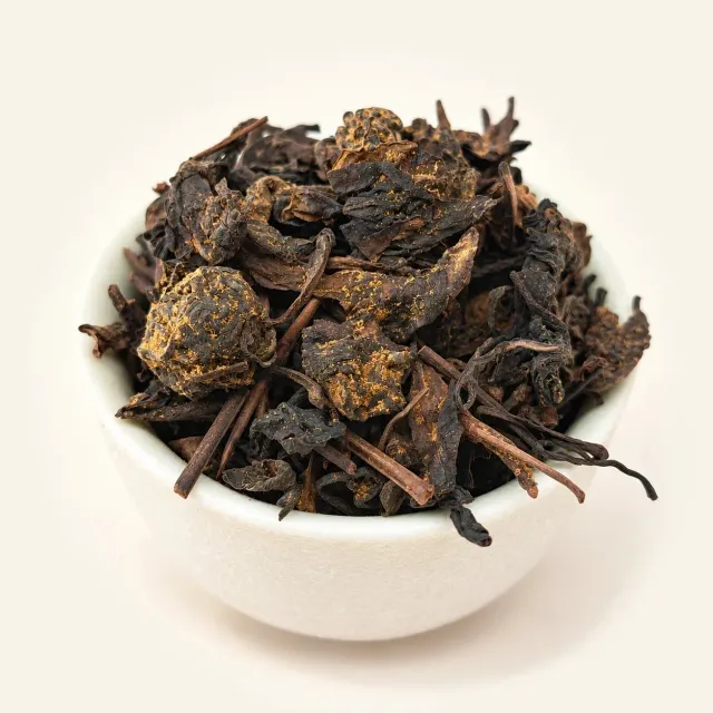 Ming Tea Fu Cha Hei Cha losse thee 50 gram aards
